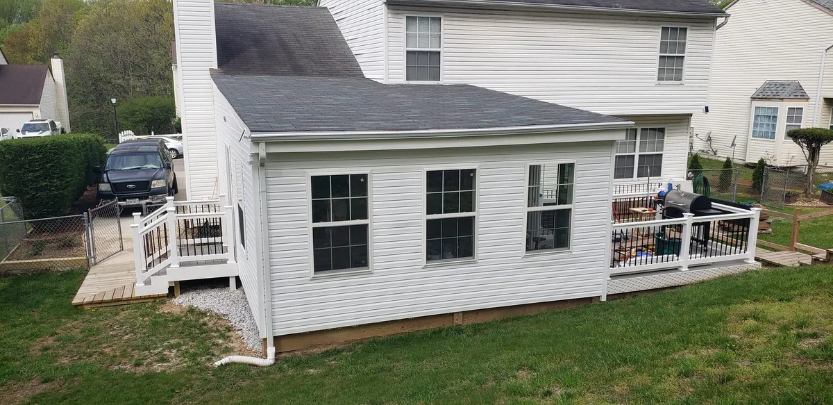Maryland Decks and Hardscape sunroom project