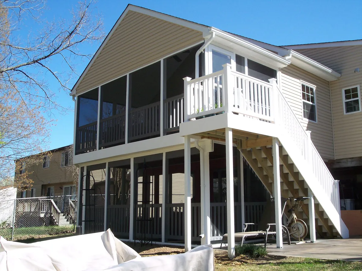 Maryland Decks and Hardscape porch project