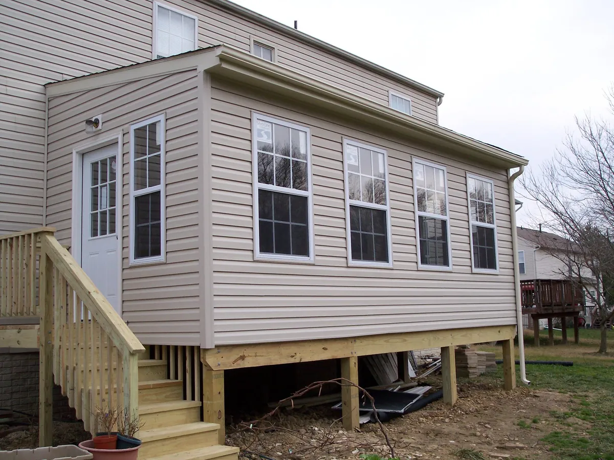 Maryland Decks and Hardscape sunroom project