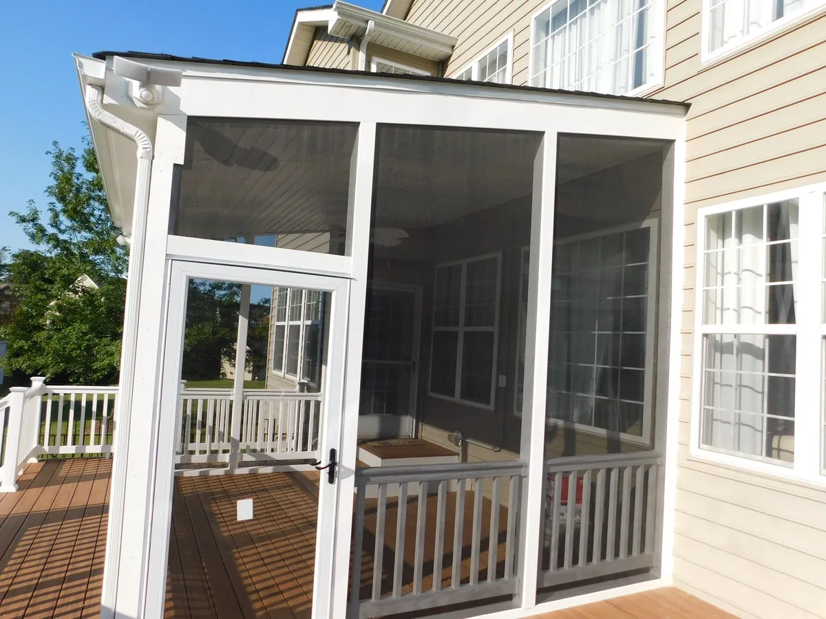 Maryland Decks and Hardscape porch project