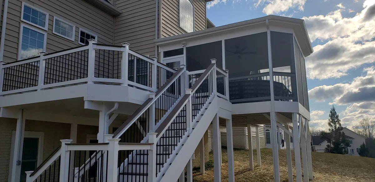 Maryland Decks and Hardscape porch project