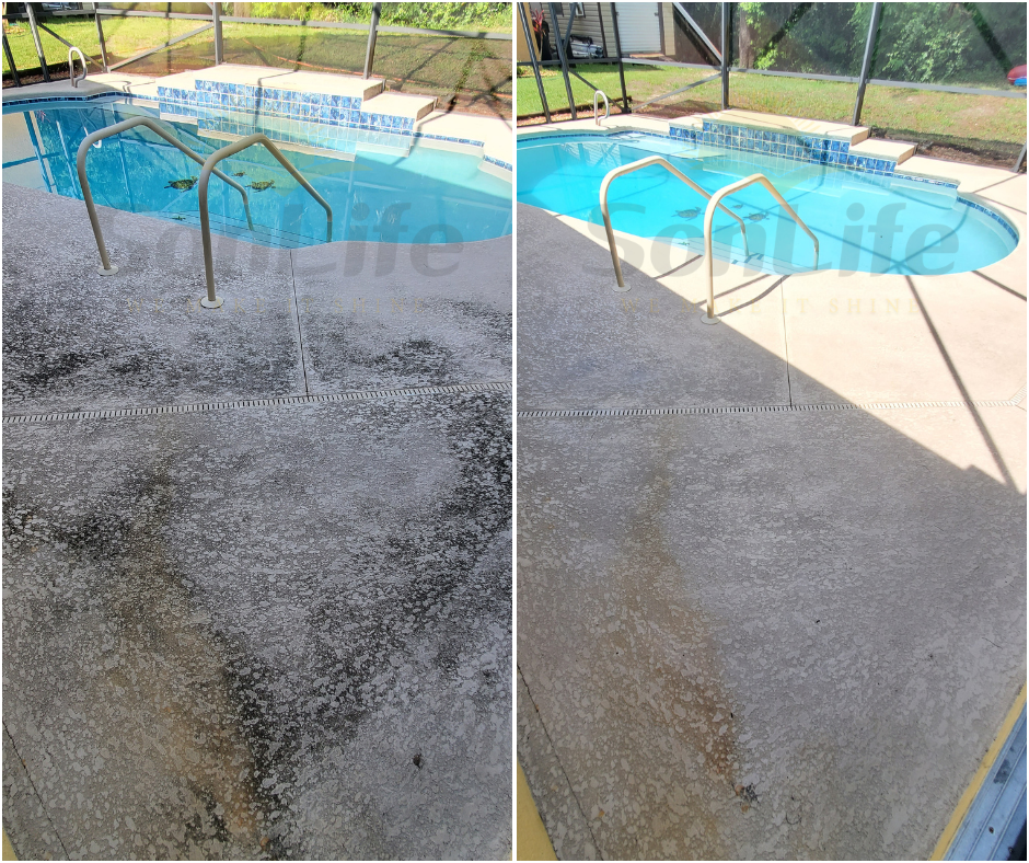 Patio and pool deck cleaning Melbourne