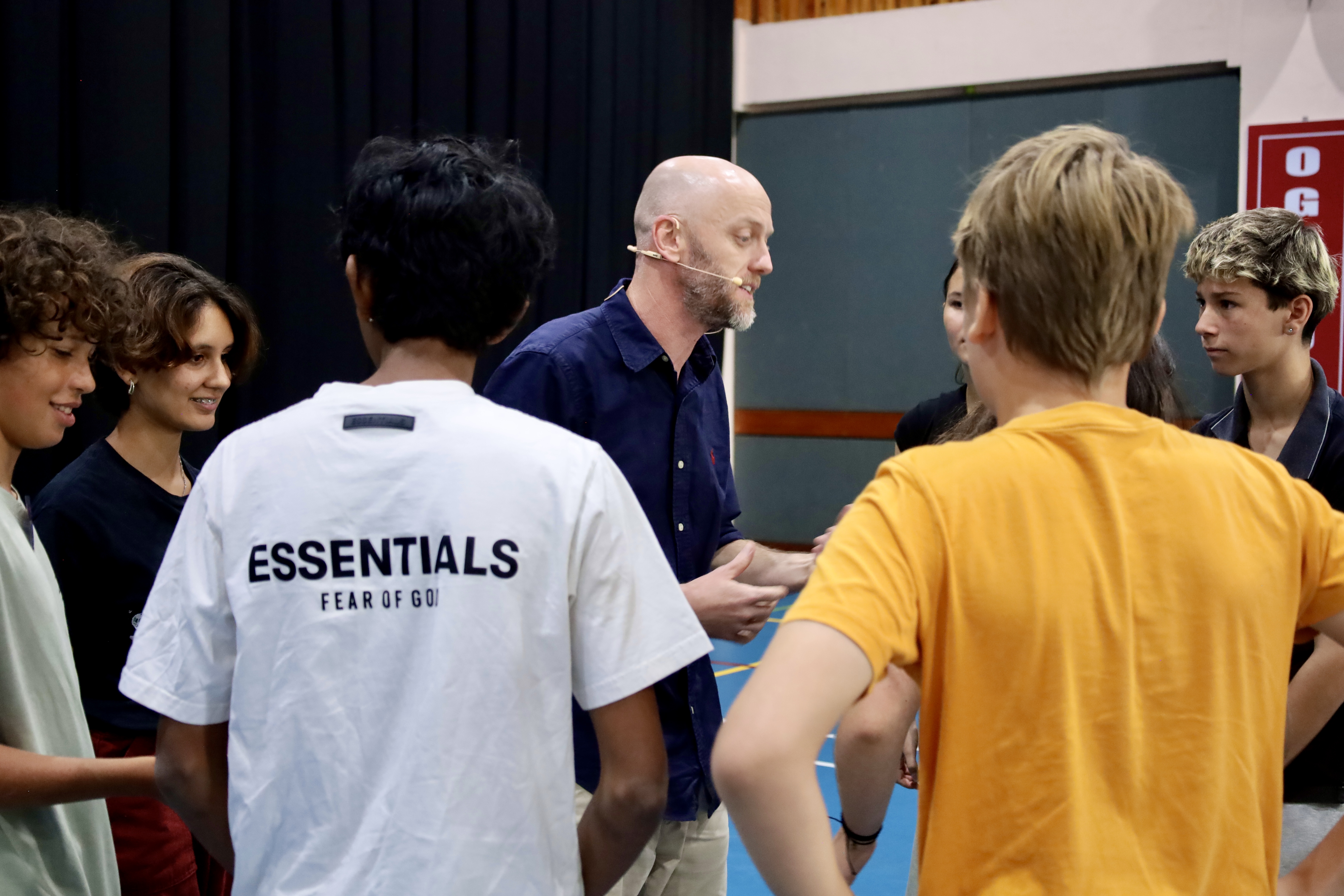 Teens connecting at Empower U Bali
