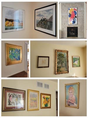 Picture, Art, Mirror Hanging in Lincolnshire, IL