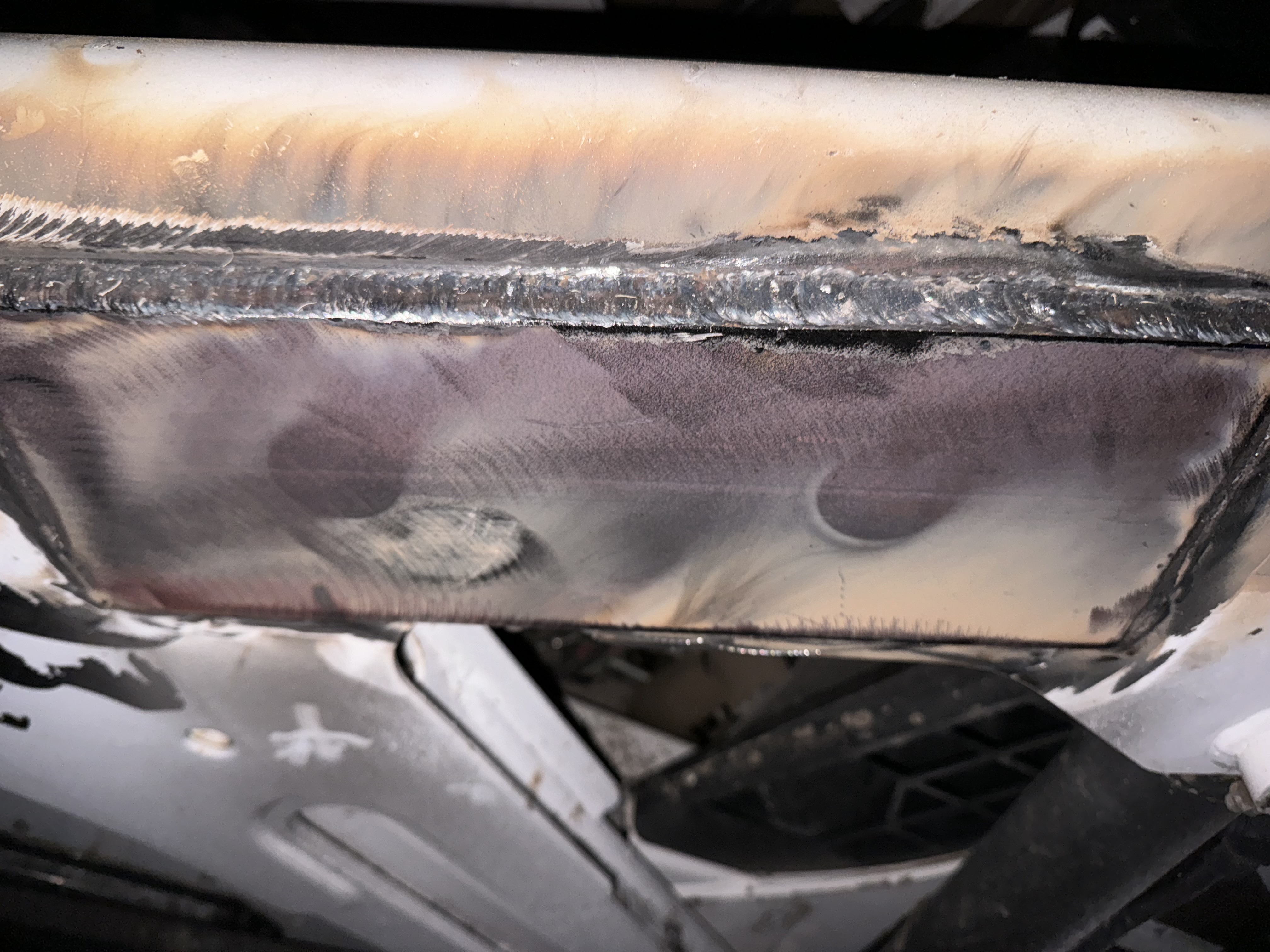Welding repair work