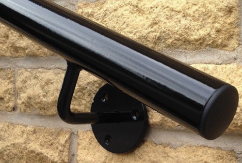 Powder coated metal finish