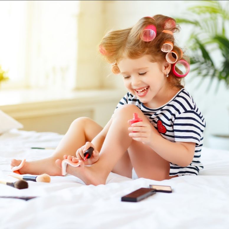 Kids manicure menu for ages 10 and under in Chino