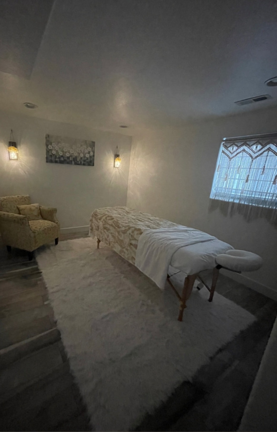 Private massage room at Beauty Empowered in Layton