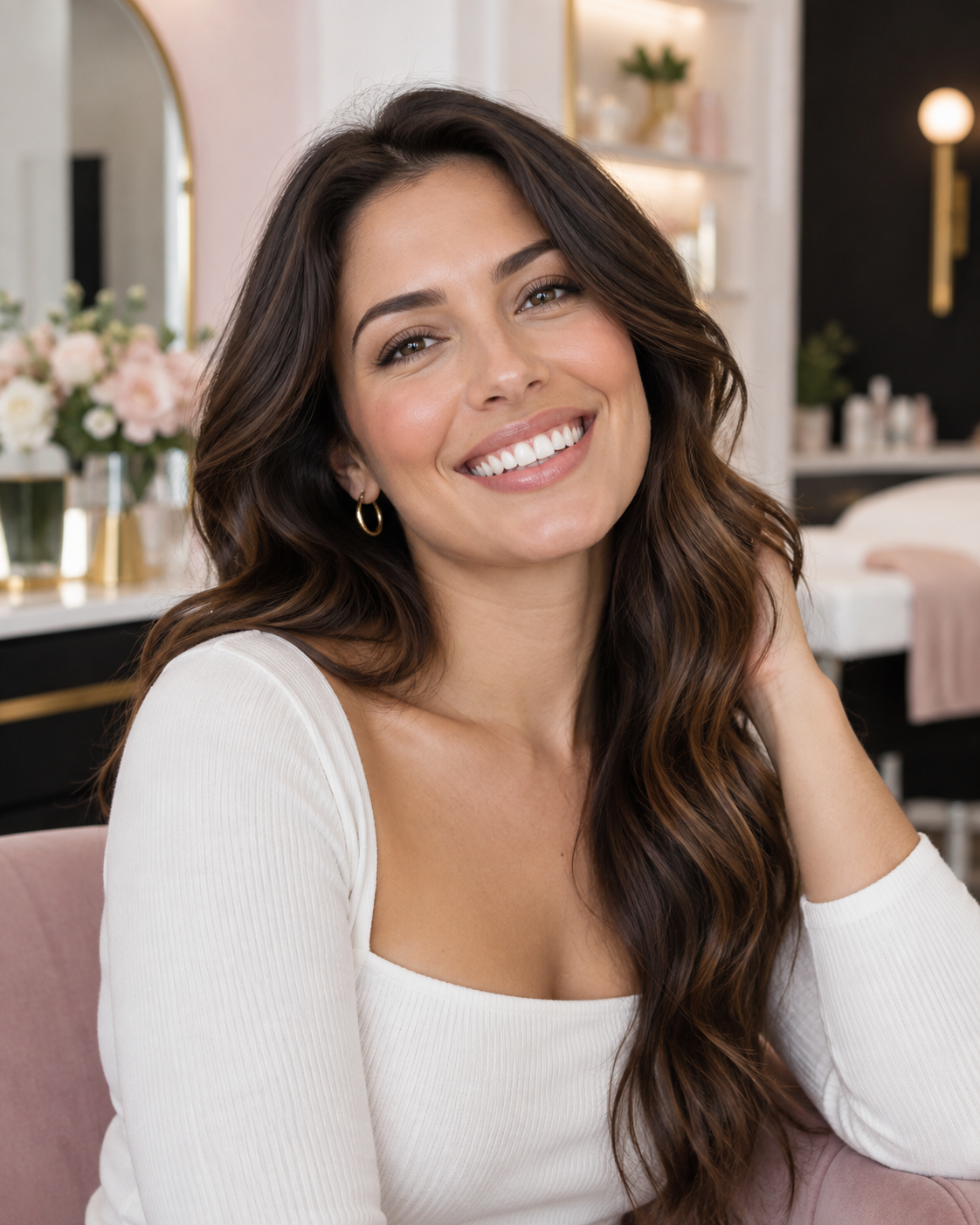 Professional teeth whitening service at Beauty Empowered