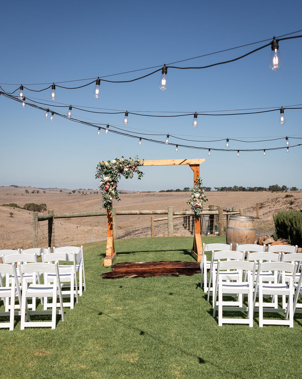 Wedding day at Tambo Farm