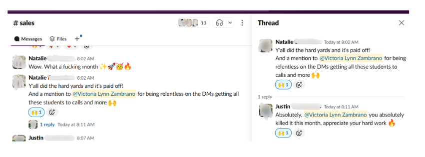 Client review