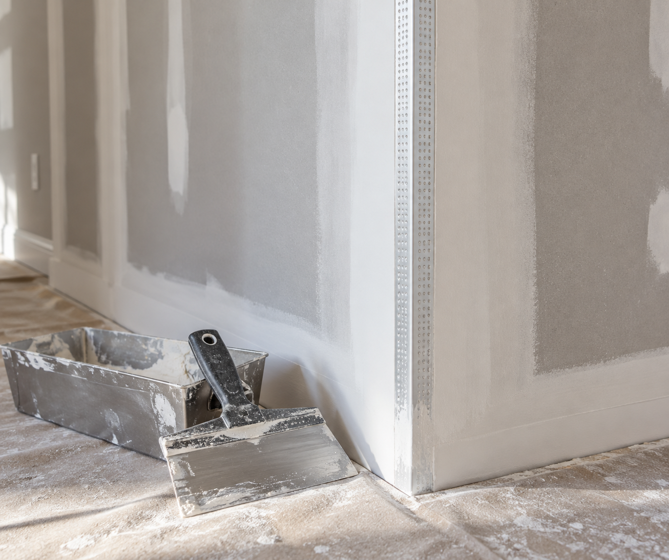 Drywall finishing project