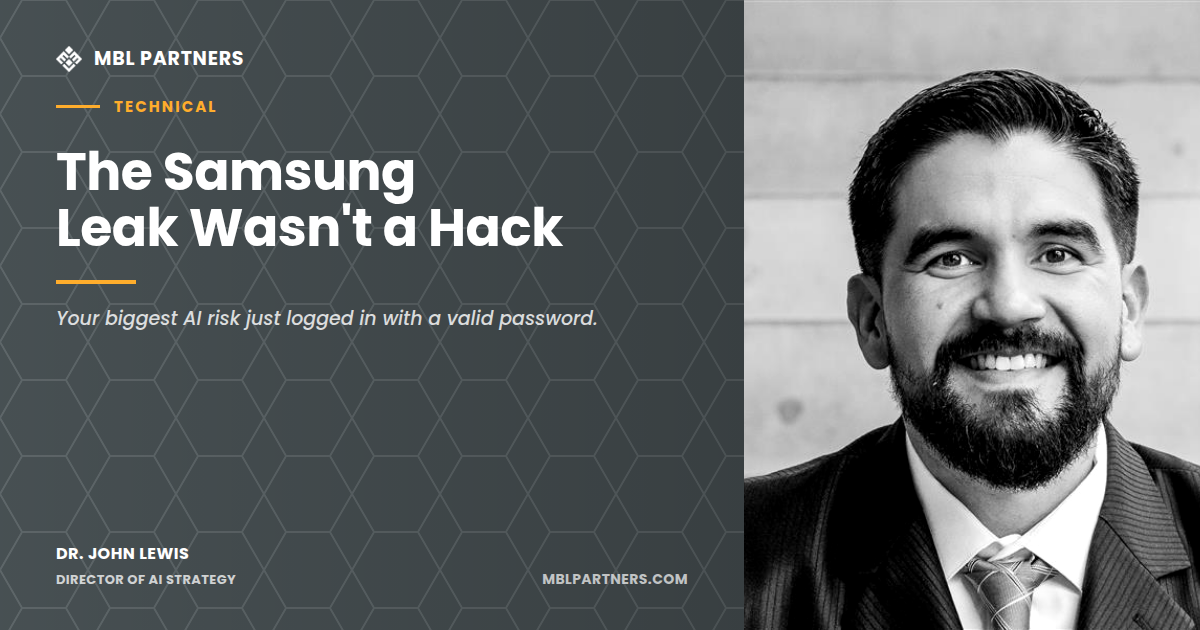 The Samsung Leak visual
