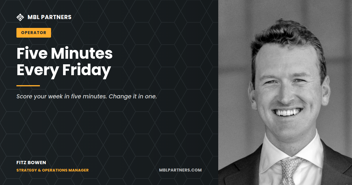 Five Minutes Every Friday visual