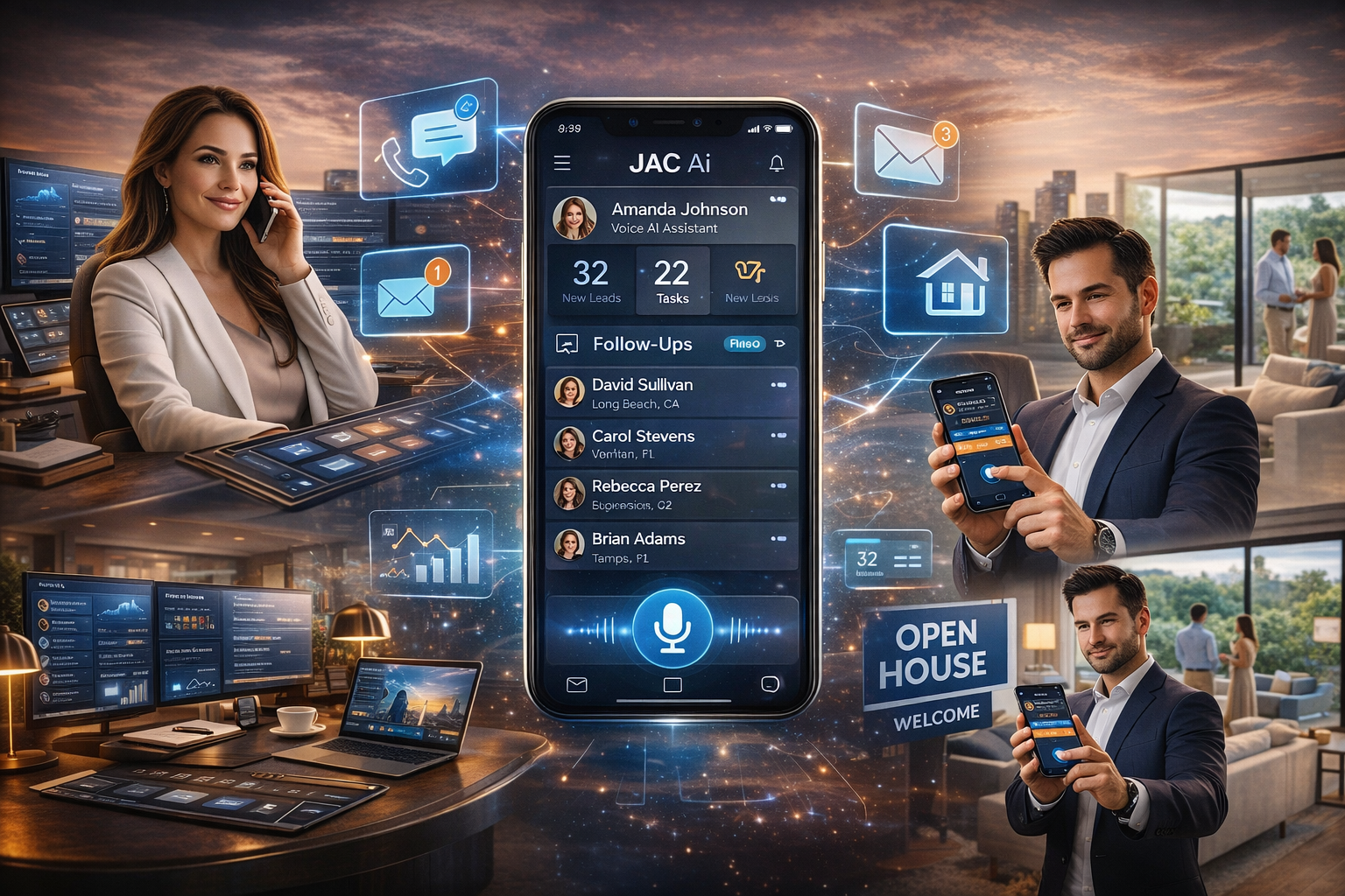 Professional team reviewing terms in a modern office