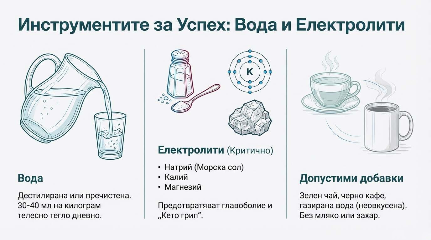 електролити, келтска сол, магнезиим калии натрии