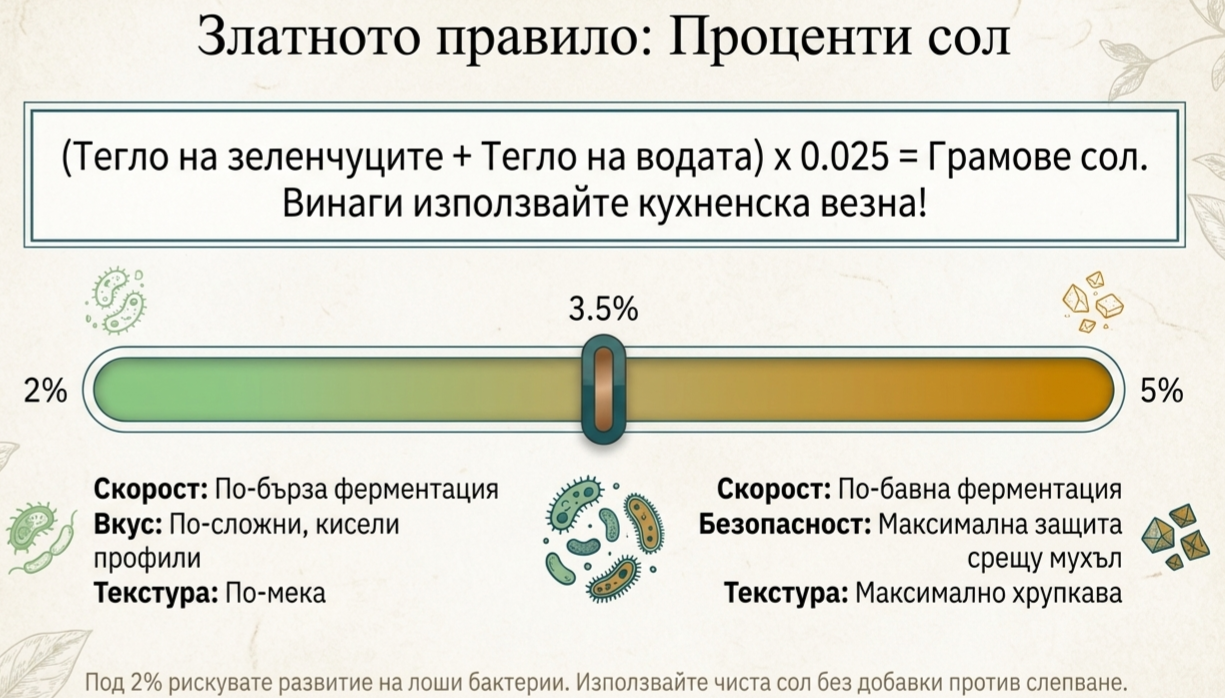 златно правило за солта