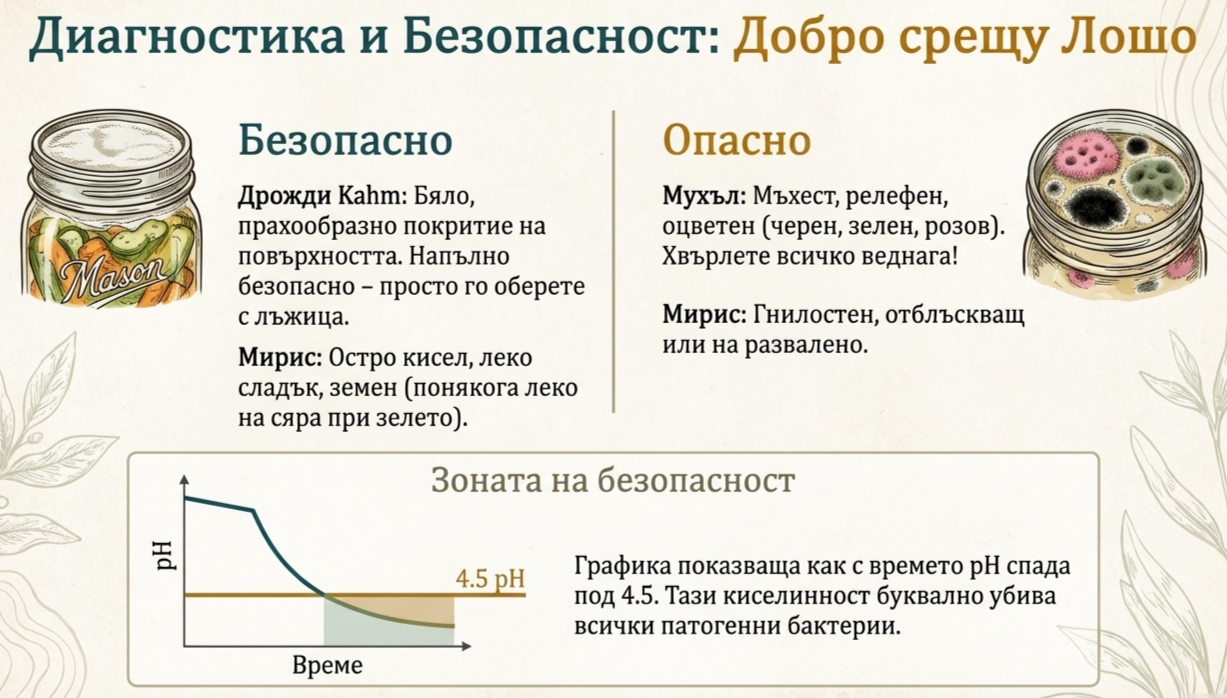 таблица за безопасност с ферменти