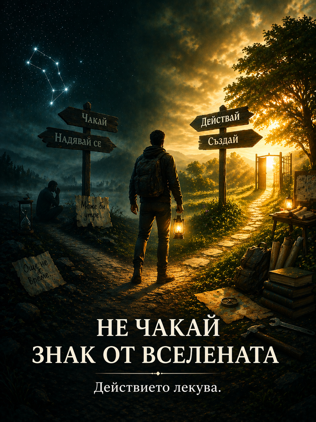 Не чакай знак от Вселената: защо действието лекува повече от мечтаенето