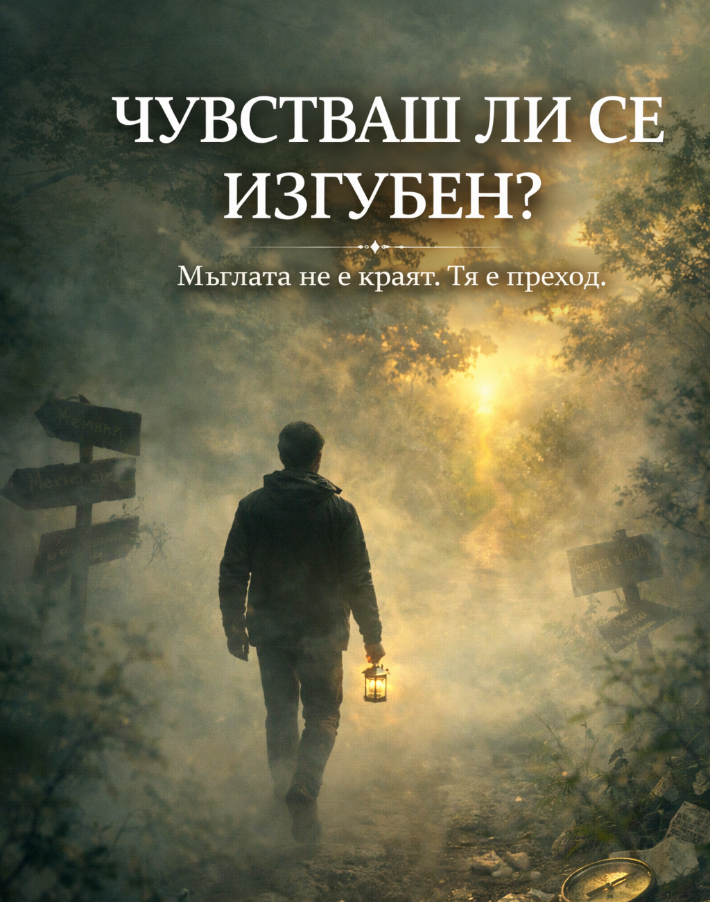 Чувстваш ли се изгубен? Как да излезеш от период на застой и вътрешна мъгла