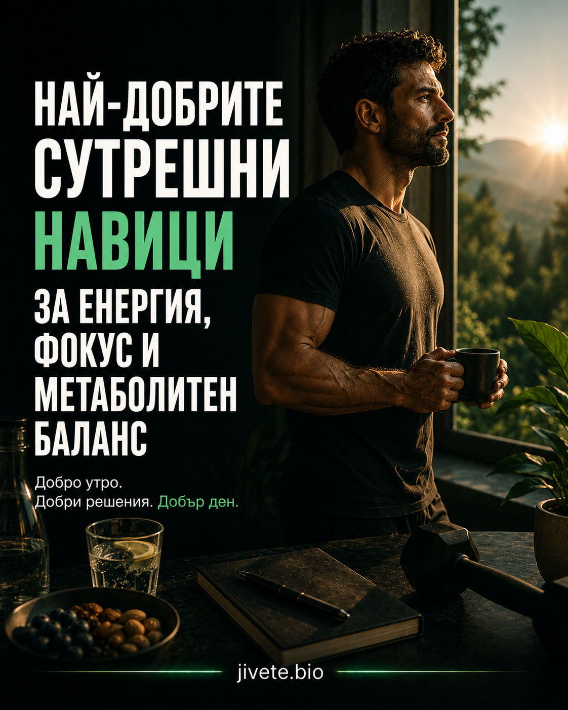 Най-добрите сутрешни навици за енергия, фокус и метаболитен баланс