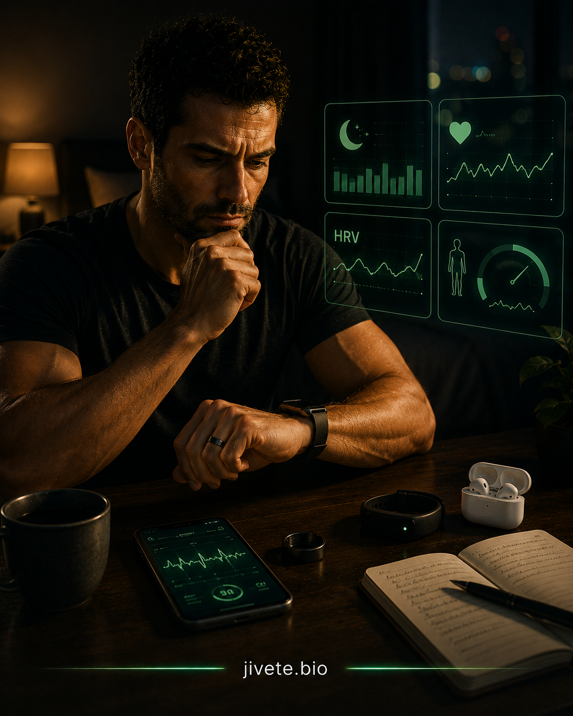 графика на мъж, който си чете данните от wearables tracking устройства графика на мъж, който си чете данните от wearables tracking устройства