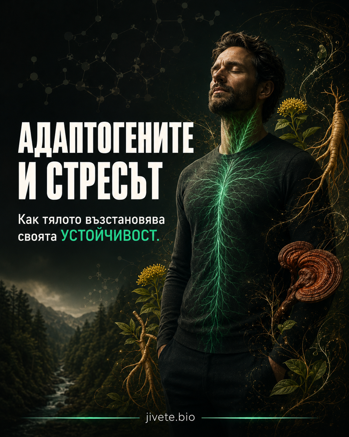 Адаптогените: как Родиола, Ашвага, Рей и Женшен повишават устойчивостта на стрес