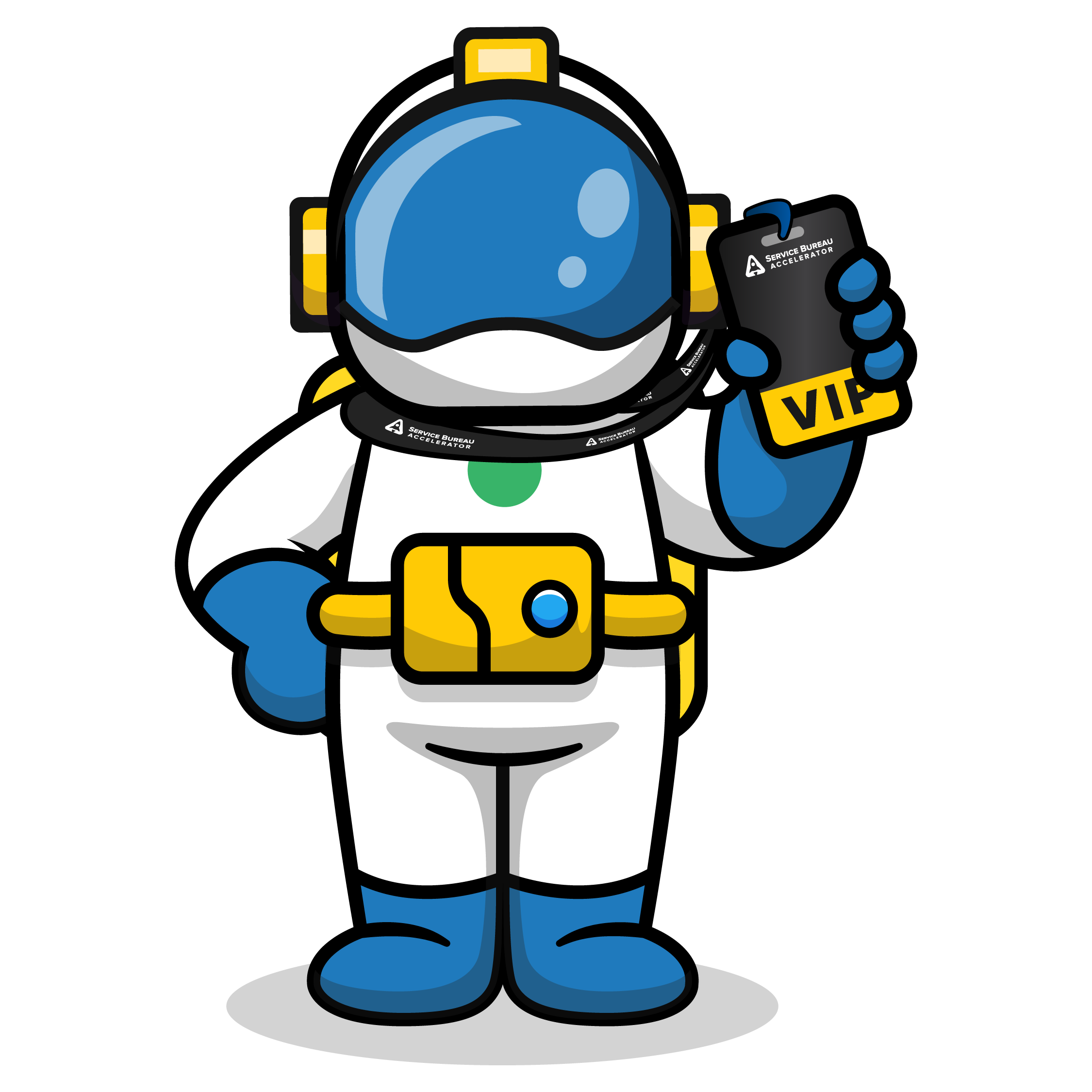 SBA Convention astronaut mascot