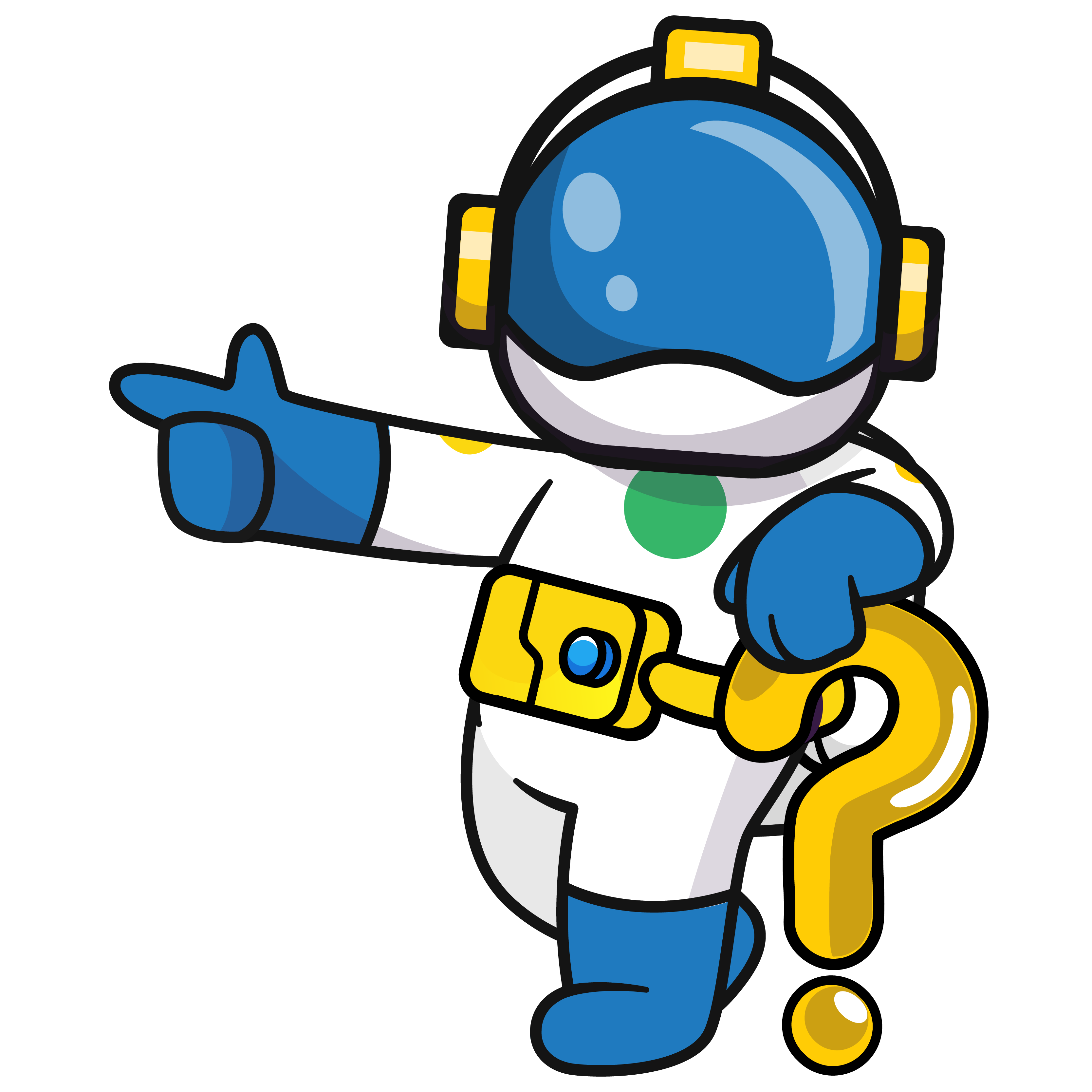 SBA astronaut thinking