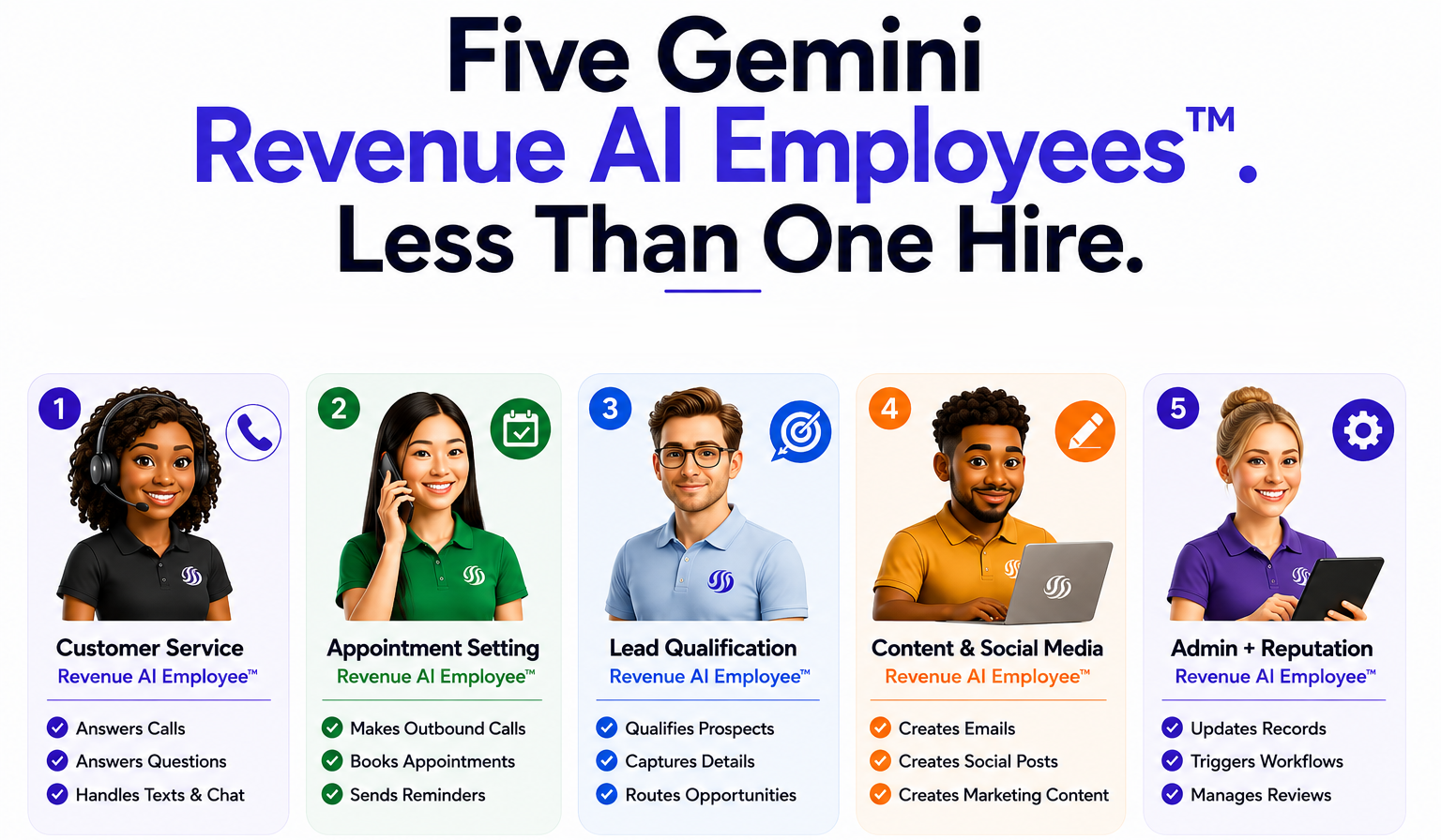 Gemini Revenue AI Employees