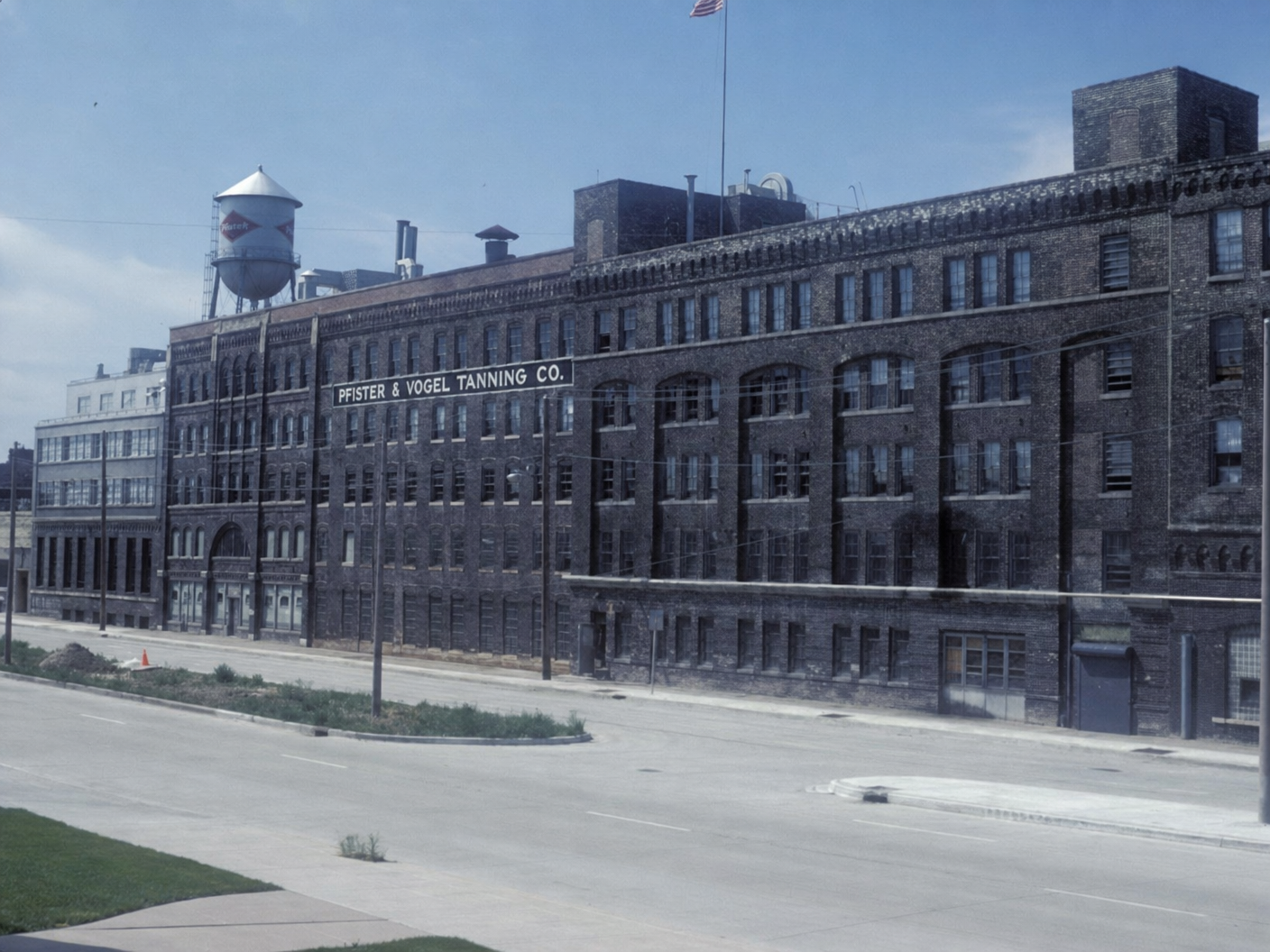 Pfister & Vogel™ Tanning Company, Water Street, Milwaukee — 1978
