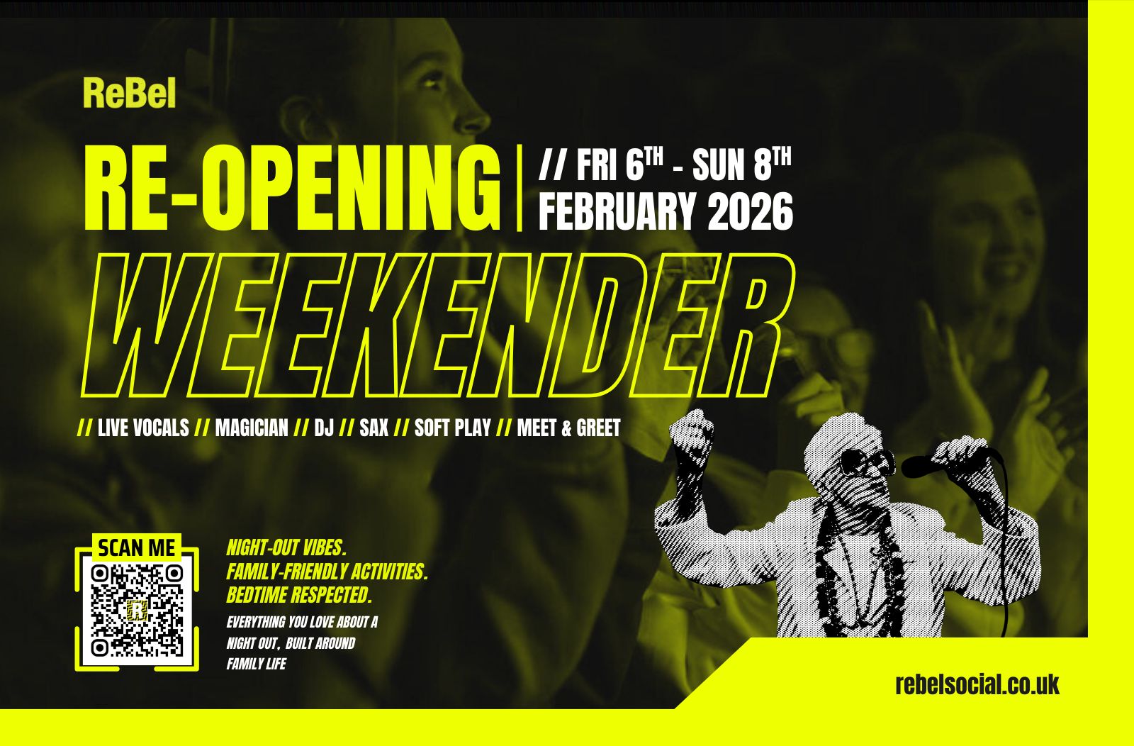reBel Opening Weekender with discounted drinks for VIP subscribers