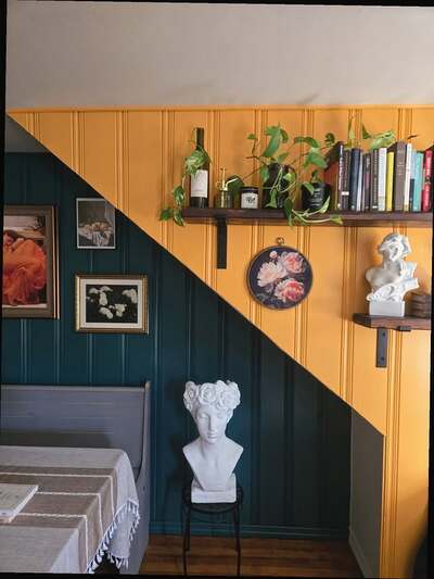 Cabinet painting in Red Hook