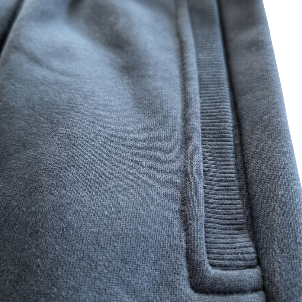 The Off Duty Pants — side pocket and drawcord detail, Grove & Gable