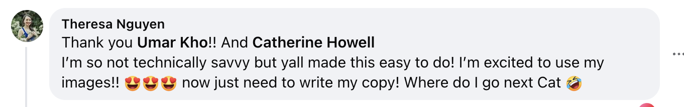 Theresa testimonial