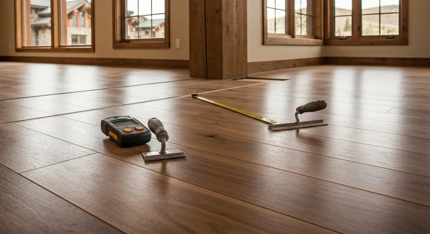 Residential flooring installation in Deer Valley home