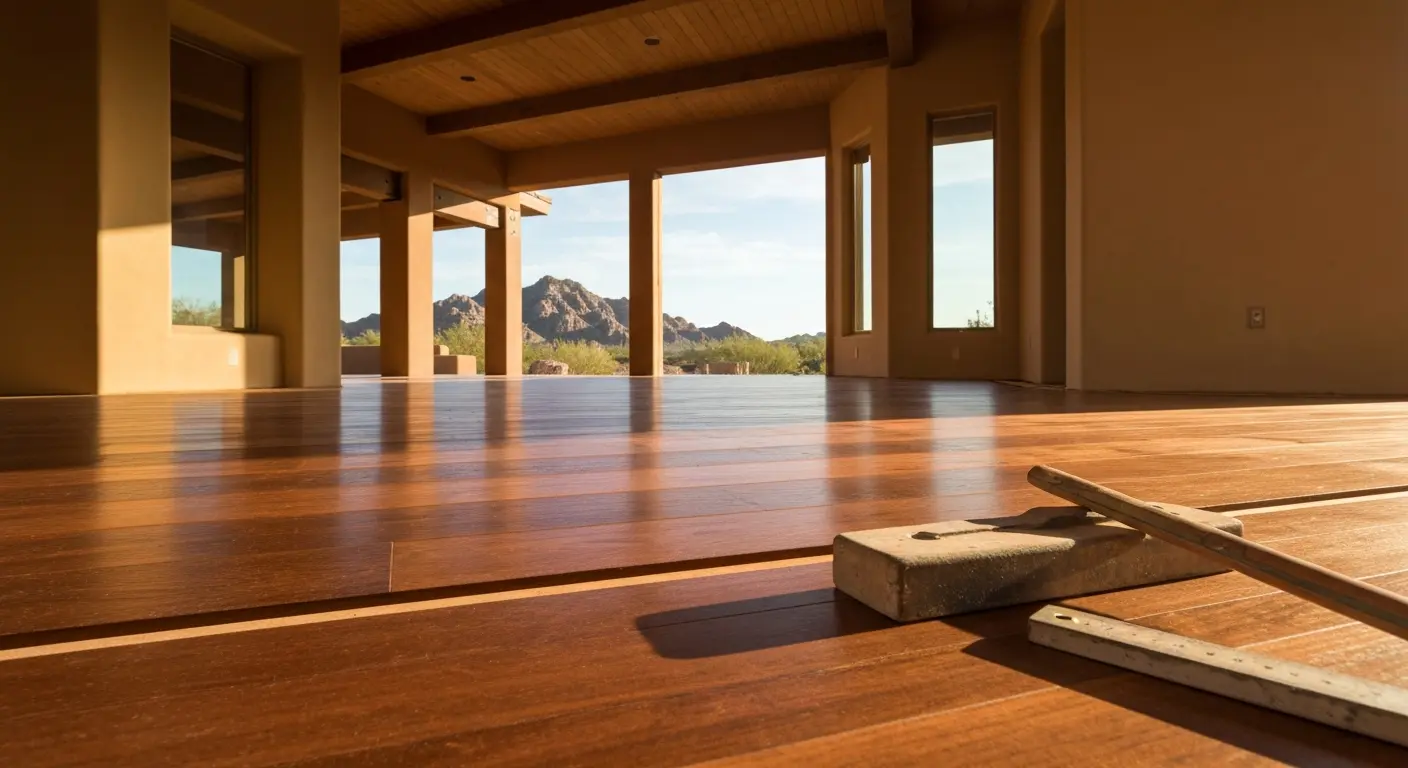 Paradise Valley residential hardwood installation