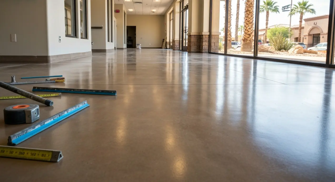 Commercial flooring project