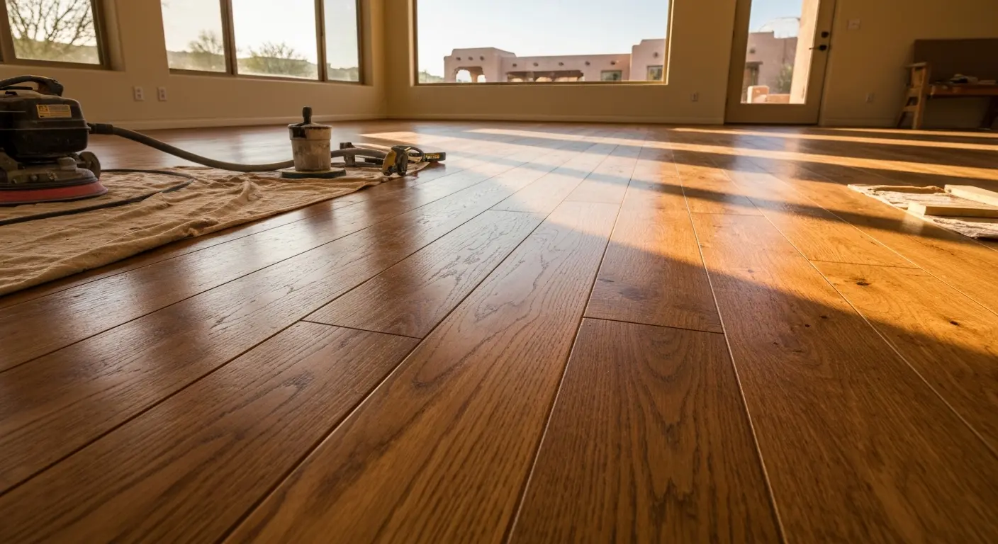Hardwood flooring installation