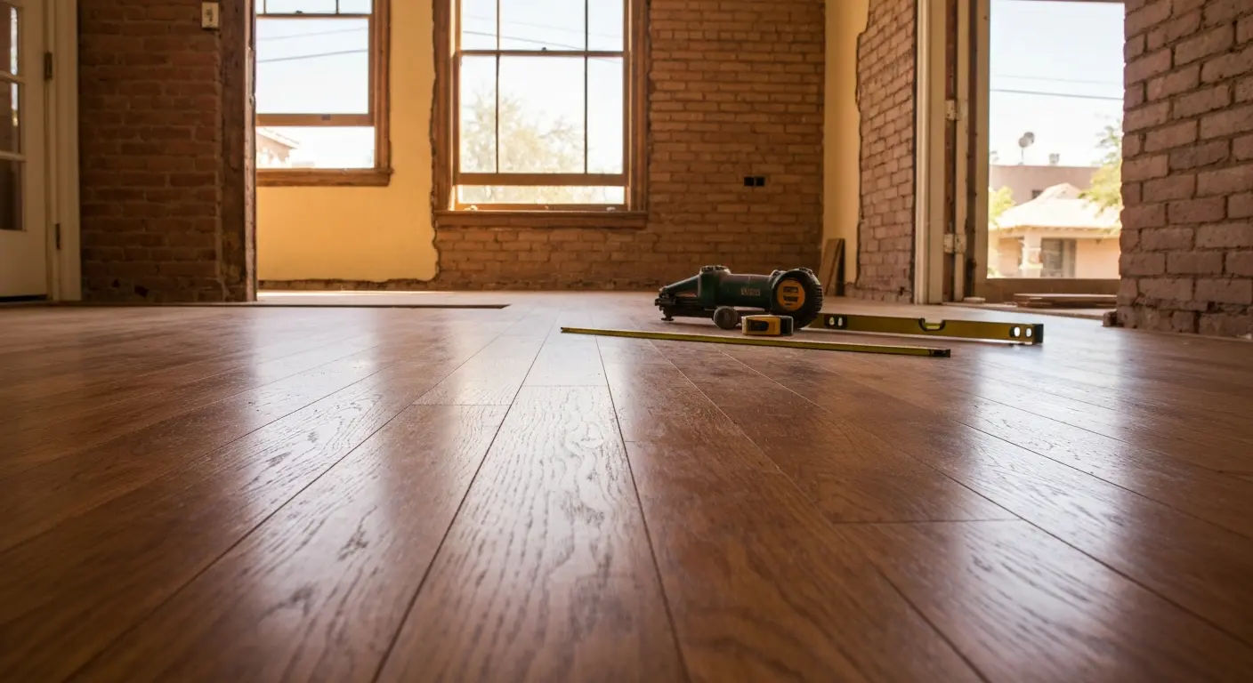 Hardwood flooring installation