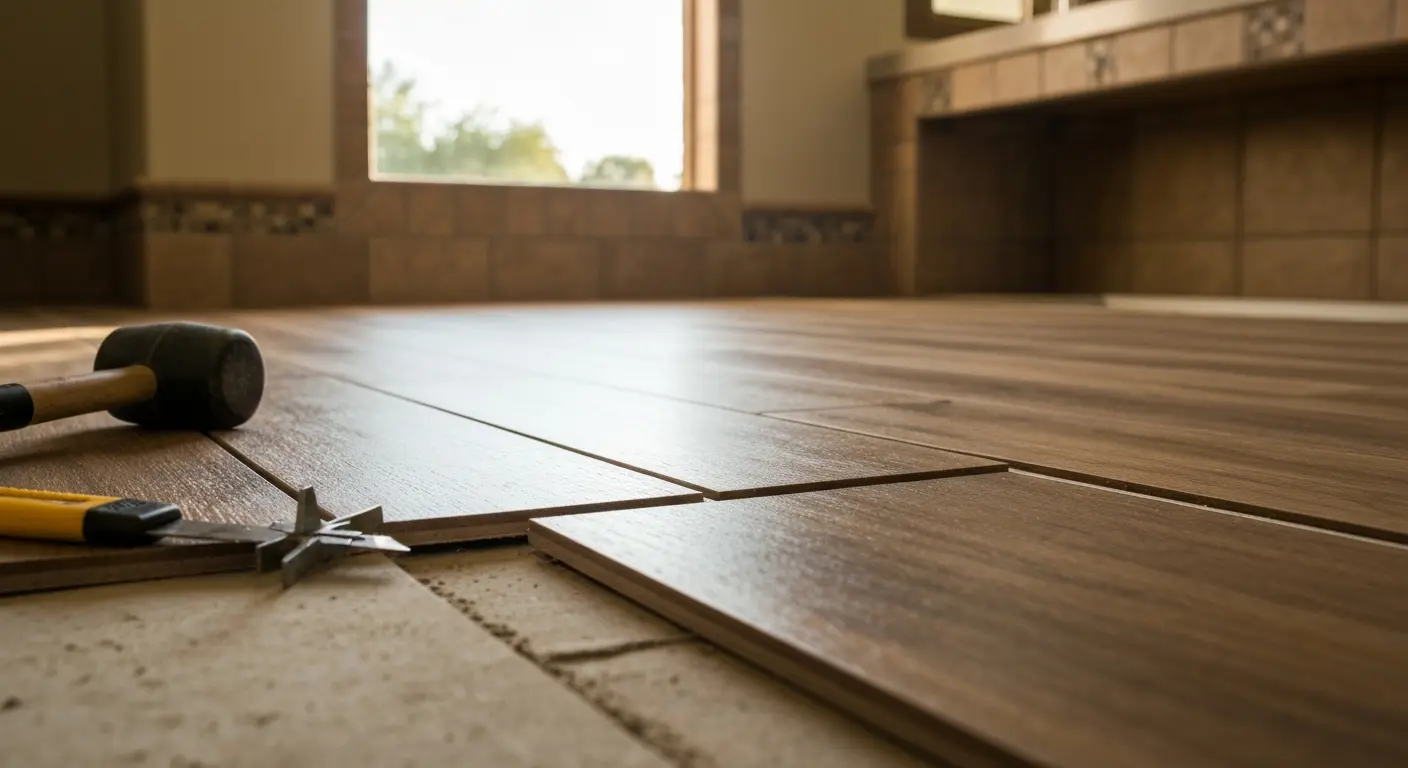 Vinyl plank installation