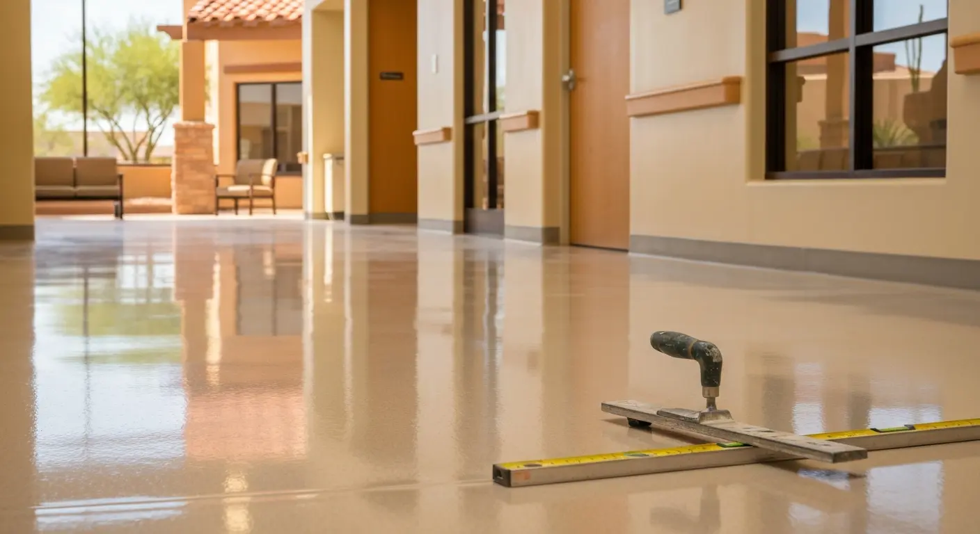 Commercial flooring project near Maryvale medical facility