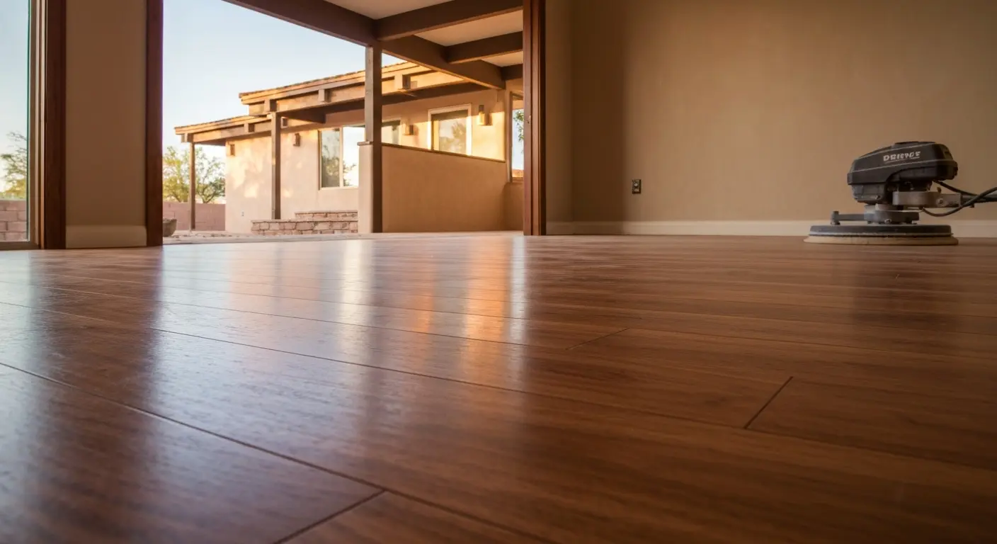 Residential flooring project in Arcadia ranch home