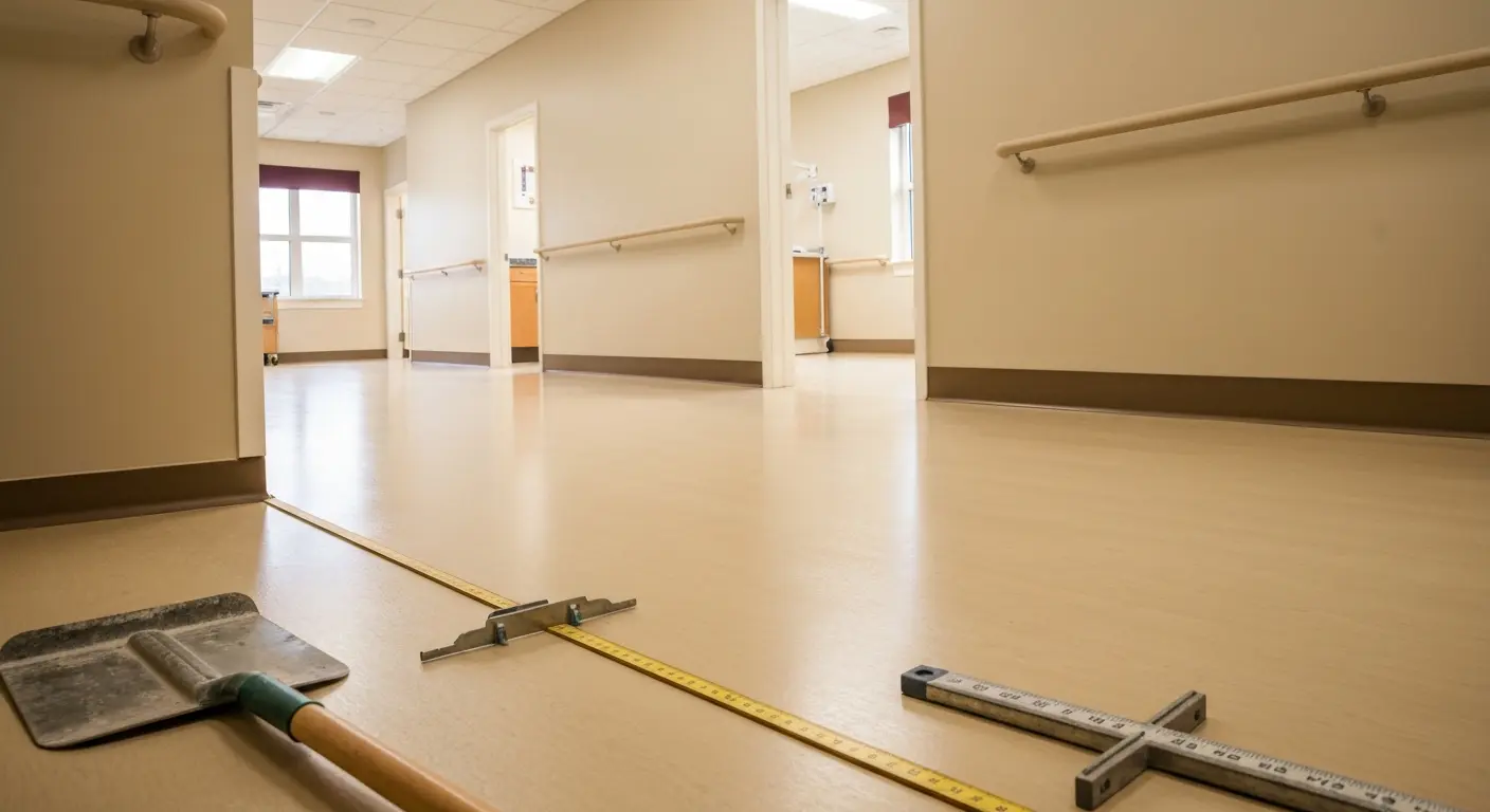 Commercial flooring project