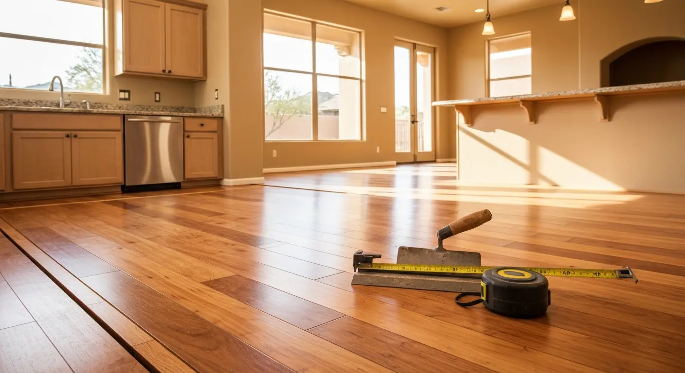 Residential flooring in South Tempe home