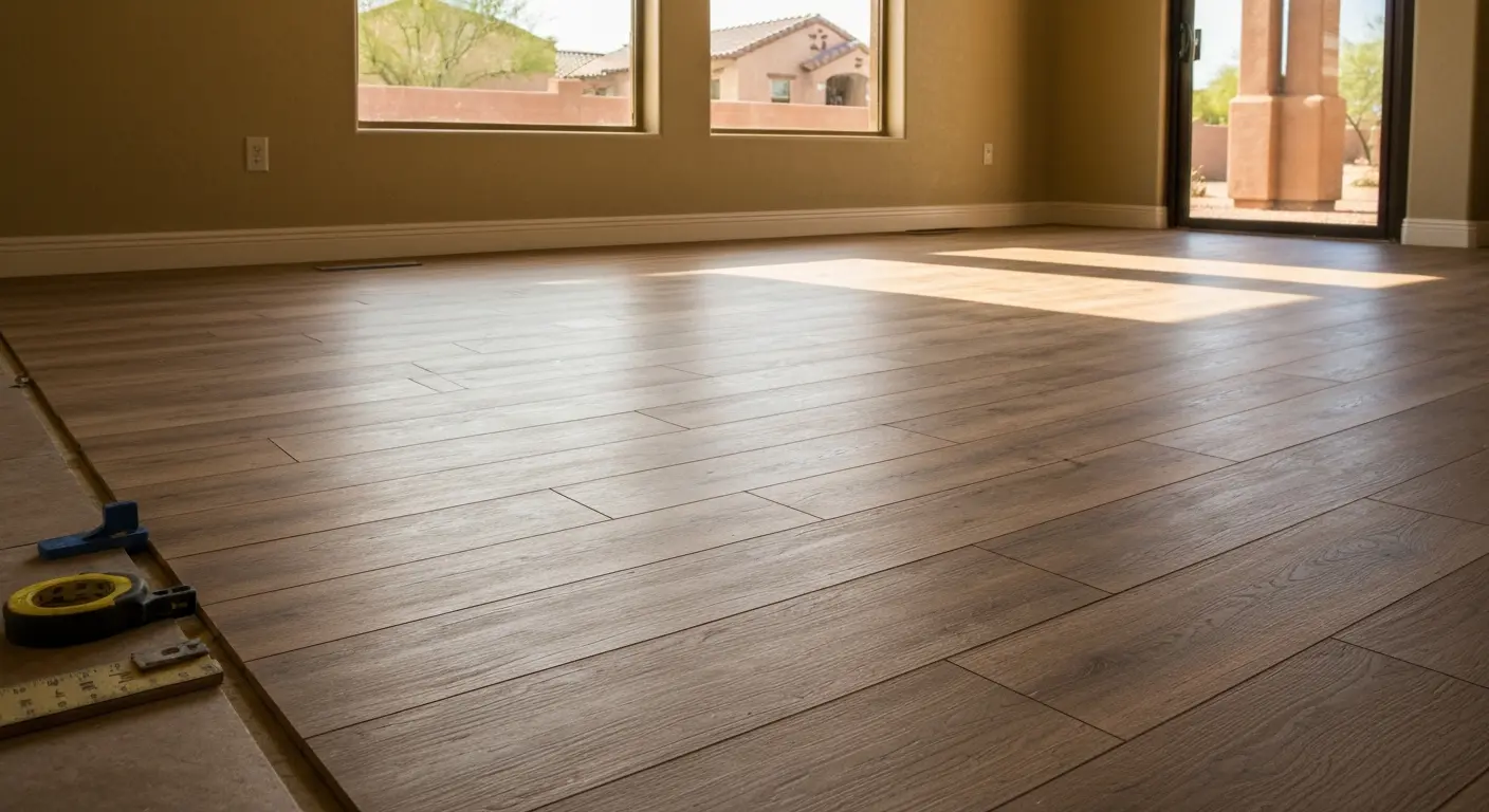 Residential flooring installation in Avondale home