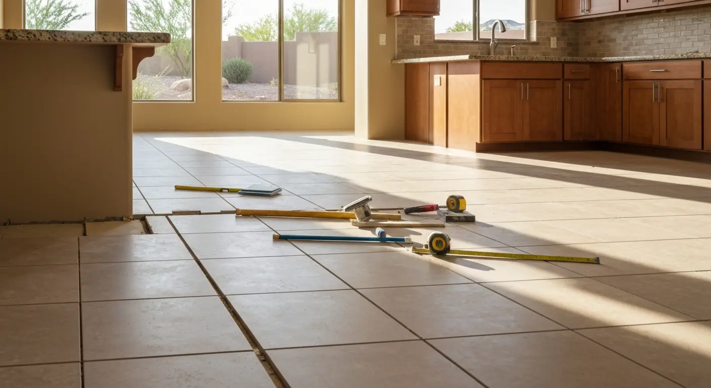 Residential flooring installation in Desert Ridge