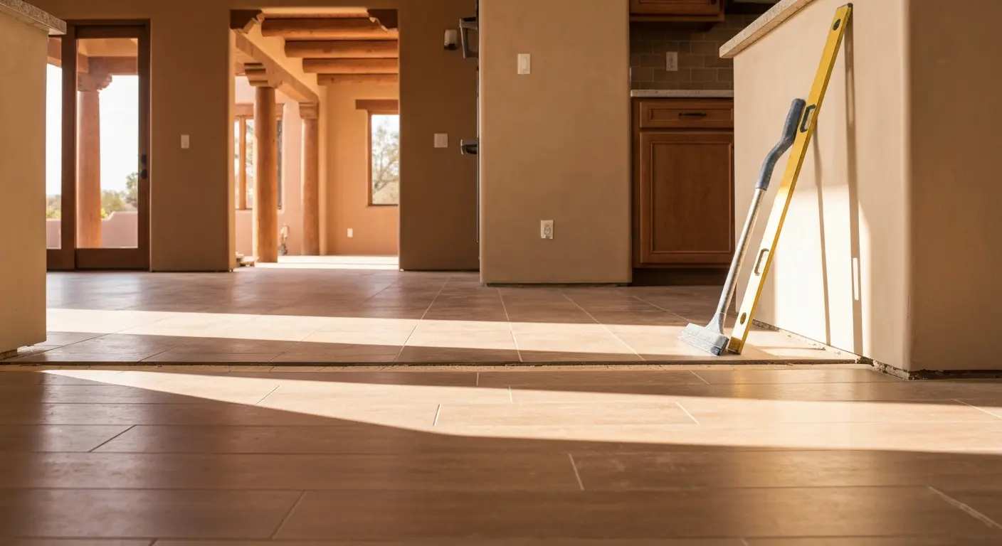 Residential flooring installation