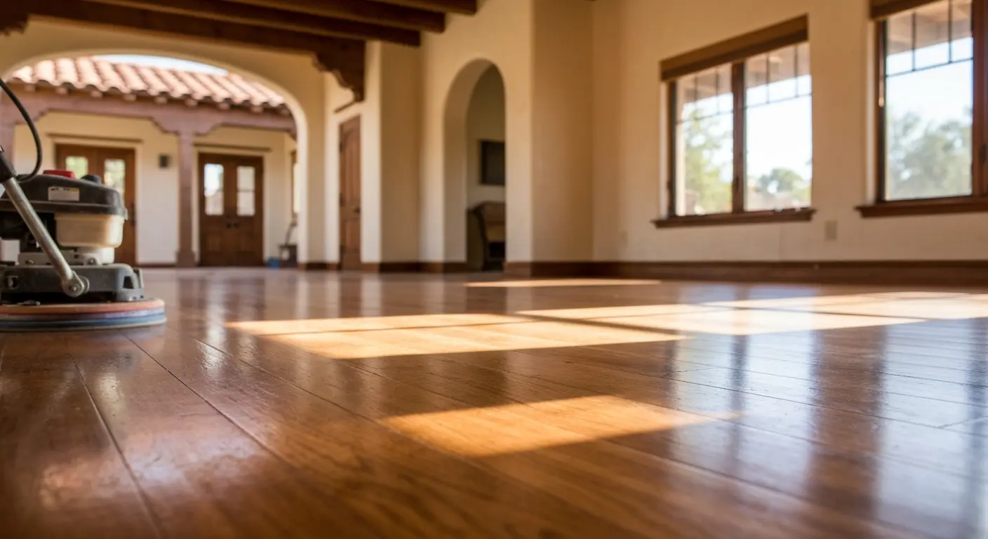 Hardwood flooring installation