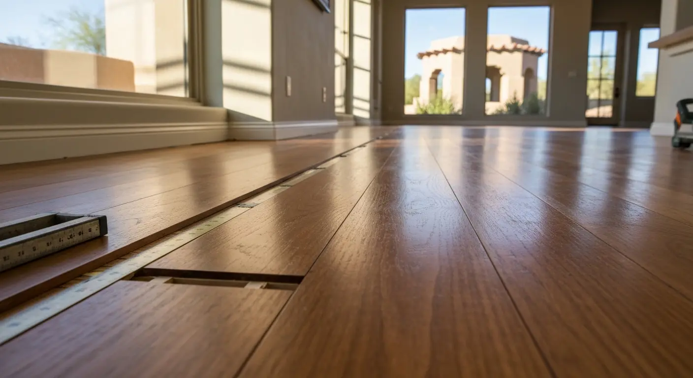 Residential flooring installation in Phoenix home